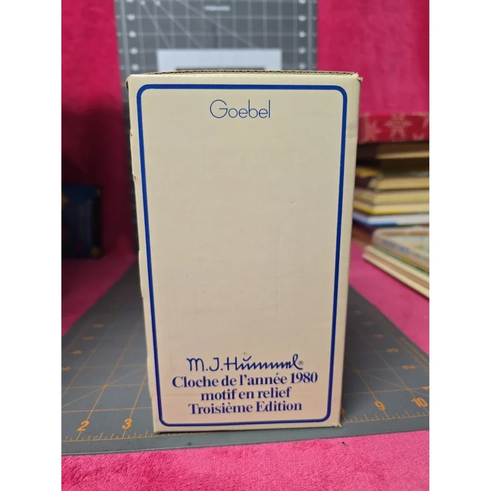 M.J. Hummel Third Edition Bell Has Original Box Goebel 1980 In Bas Relief New